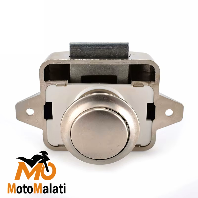 Serratura Push-Lock 26mm Chiusura Pressione Camper Barca Van Pensili