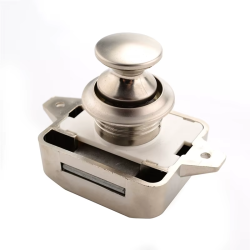 Serratura Push-Lock 26mm Chiusura Pressione Camper Barca Van Pensili
