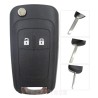 GUSCIO CHIAVE COVER TELECOMANDO PER CHEVROLET CRUZE AVEO SPARK CAPTIVA MATIZ 2T
